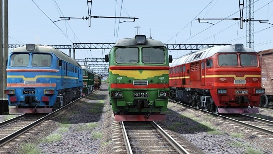 Тепловоз ДМ62 пак Train Simulator 2019