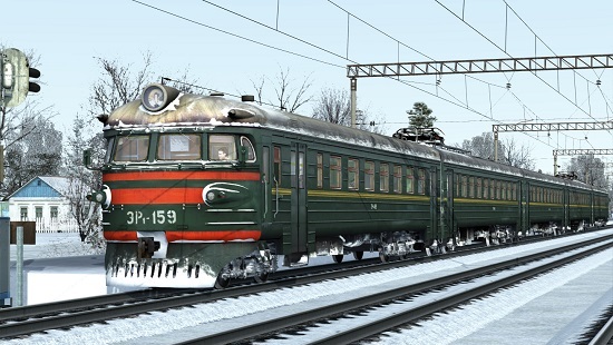 Электричка ЭР1-159 v07.02.19 для Train Simulator 2019