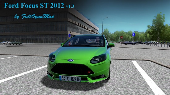 Мод Ford Focus ST 2012 для City Car Driving 1.5.6