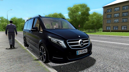 Микроавтобус Mercedes-Benz V-class 250 для City Car Driving 1.5.8