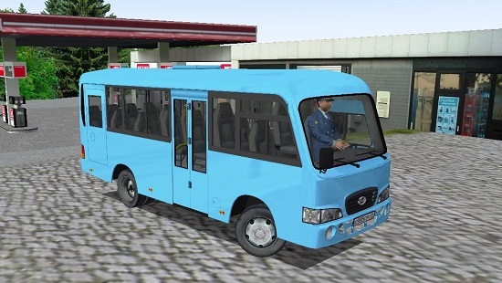 Омси 2 мод автобус Hyundai County OMSI 2
