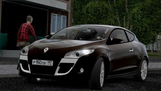 Мод Renault Megane Coupe 2.0 для City Car Driving 1.5.7