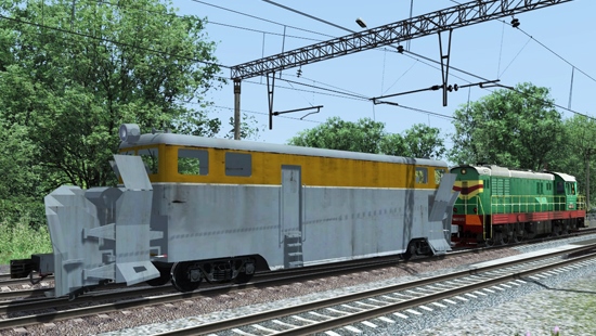 Мод для Train Simulator 2019 Снегоочиститель СДП-М №2405 для TS2019