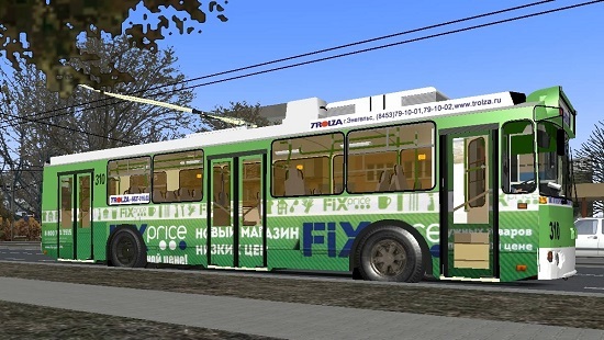 Омси 2 мод троллейбусЗиУ-682Г 016.02 (Trolza) OMSI 2