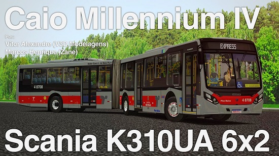 омси 2 мод автобус Caio Millennium IV Scania K310 UA omsi 2