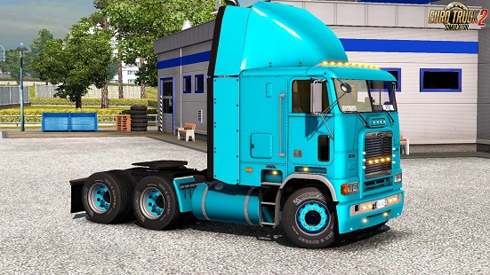 ETS 2 mod Freightliner FLB v2.0.7 Edit by Harven для Euro Truck Simulator 2 1.37