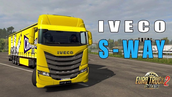 ETS 2 mod Iveco S Way v1.1 by FireiiDotCN для Euro Truck Simulator 2 1.36