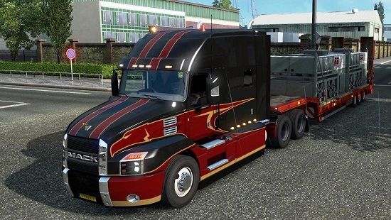 ETS 2 мод грузовик Mack Anthem from SCS Software для Euro Truck Simulator 2 1.37