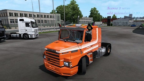ETS 2 мод Scania 2 Series edit mjtemdark для Euro Truck Simulator 2 1.37