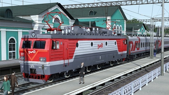 Электровоз ЭП1-377 для Train Simulator 2020