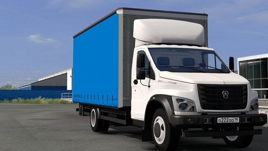 ETS 2 mod грузовик ГАЗон NEXT v2.0 для Euro Truck Simulator 2 1.35, 1.36