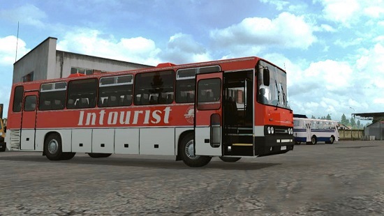 ETS 2 мод автобус Икарус 250.59 + пассажиры 2020 для Euro Truck Simulator 2 v1.38