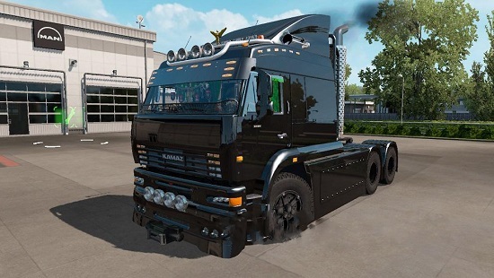 ETS 2 mod грузовик КамАЗ-6460 Turbo Diesel v04.10.20 для Euro Truck Simulator 2 1.38