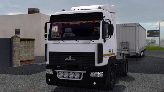 ETS 2 грузовик МАЗ 5440,5340 А8 v1.0 для Euro Truck Simulator 2 1.36