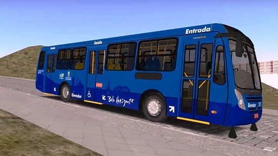Омси 2 мод автобус Neobus Mega Plus OF-1721 Padrão BH OMSI 2