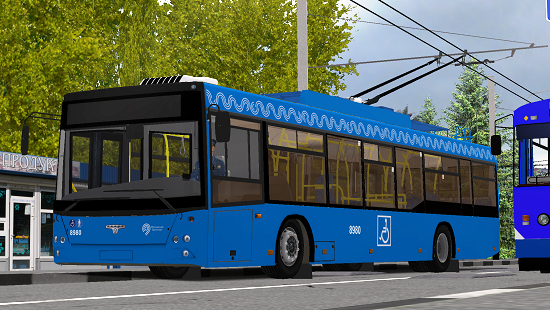 Омси 2 мод троллейбус СВАРЗ-МАЗ 6275 v1.0 OMSI 2