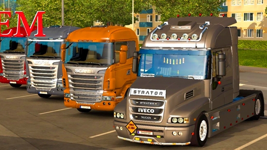 Iveco strator v2 для Euro Truck Simulator 2 1.22