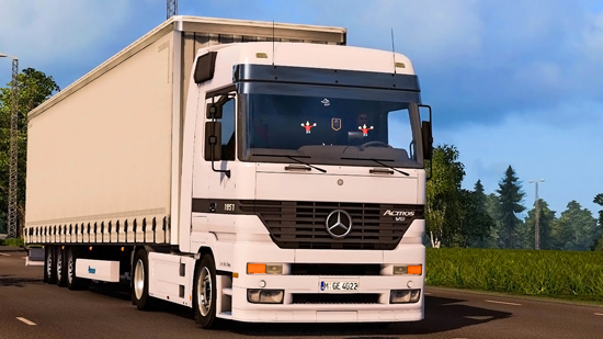 Mercedes-Benz Actros MP1 v2.5 для Euro Truck Simulator 2 1.21