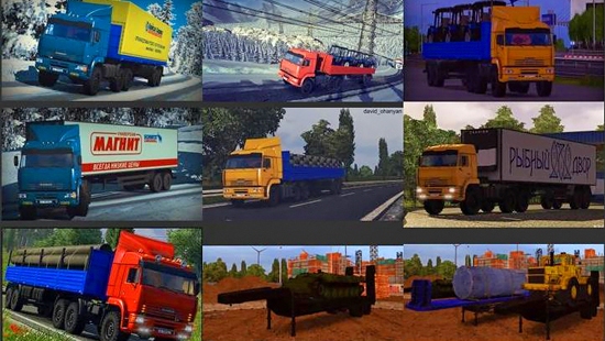 Пак русских прицепов для Euro Truck Simulator 2 1.22