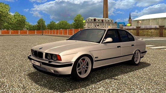 BMW 5 E34 для Euro Truck Simulator 2 1.22