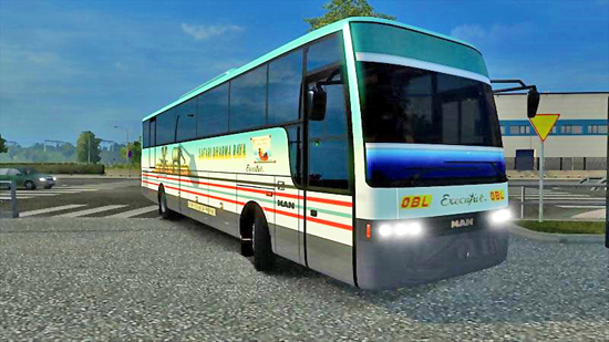 MAN Adiputro Vanhool Bus для Euro Truck Simulator 2 1.22