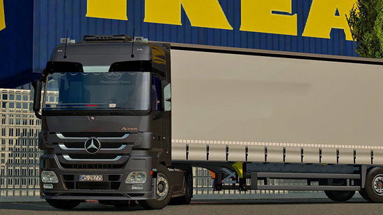 Mercedes Actros MP3 для Euro Truck Simulator 2 1.22