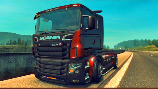 Scania Illegal V8 для Euro Truck Simulator 2 1.22