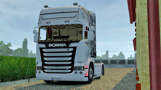 Scania R560 V8 Streamline Marines для Euro Truck Simulator 2 1.22