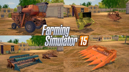 Комбайн Нива СК-5М Пак v 2.0 для Farming Simulator 2015