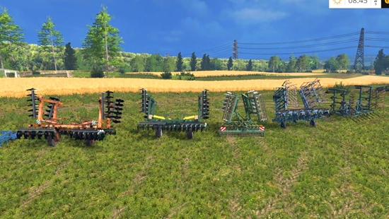 Пак русских культиваторов v1.1 для Farming Simulator 2015