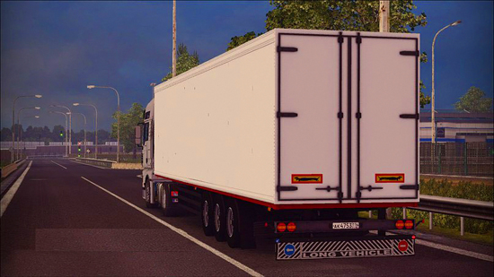 Прицеп изотермический для Euro Truck Simulator 2 1.22