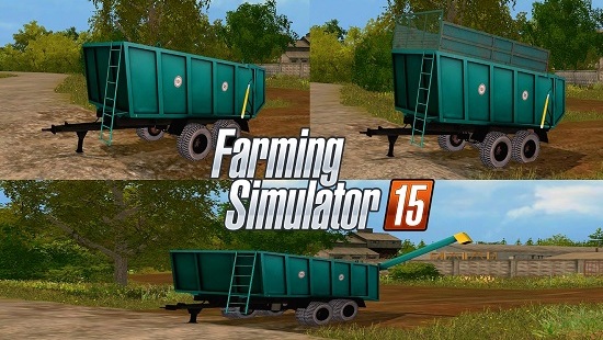 Прицеп ПС-10 для Farming Simulator 2015