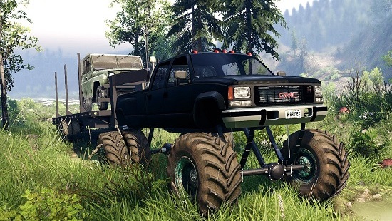 1995 GMC Crewcab Dually для Spin Tires 25.12.15