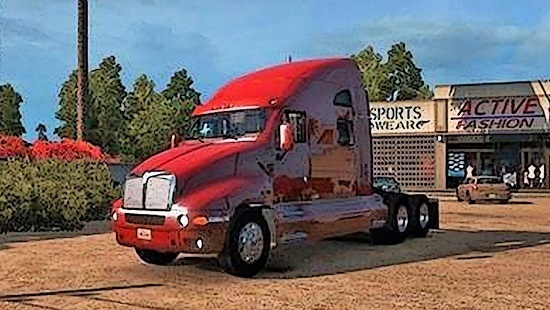 Kenworth T2000 ATS Sn4k3r для American Truck Simulator