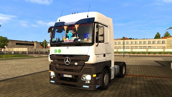 Mercedes Actros MPIII для Euro Truck Simulator 2 1.22