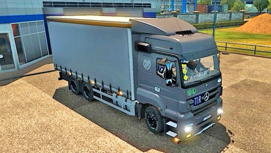 Mercedes Axor Megamod для Euro Truck Simulator 2 1.22