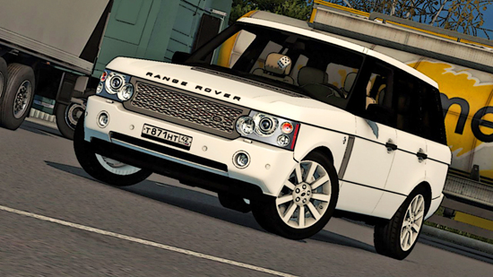 Range Rover Supercharged 2008 для Euro Truck Simulator 2 1.22