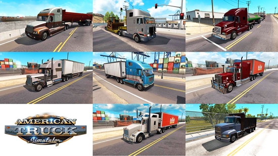 Truck Traffic Pack by Jazzycat v1.1 для American Truck Simulator