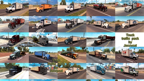 Truck Traffic Pack by Jazzycat v1.2.1 для American Truck Simulator