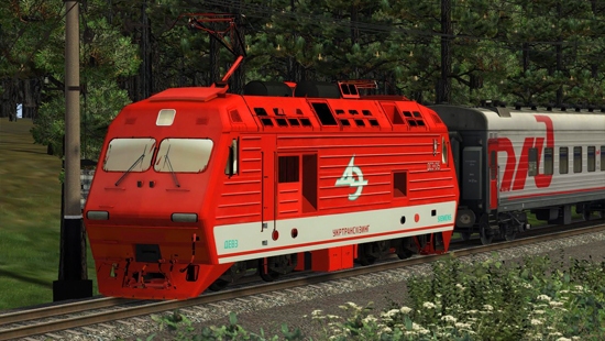 Электровоз ДС3-015 для Train Simulator 2016