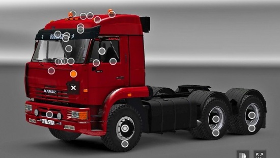 Камаз 6460 by Koral Update для Euro Truck Simulator 2 1.22