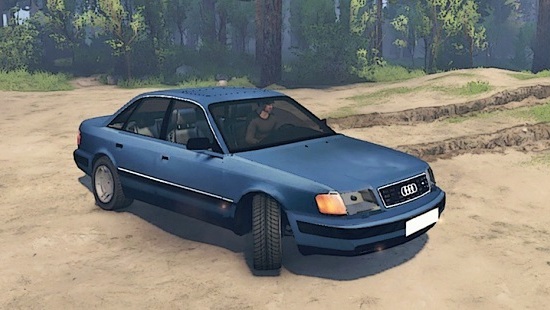 Audi 100 2.4.D Qwattro для Spin Tires 03.03.16