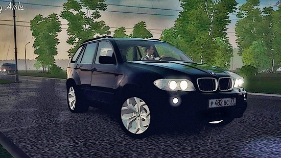 BMWX5 E53 3.0i AT для City Car Driving 1.5