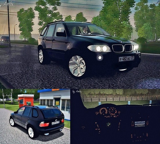 BMWX5 E53 3.0i AT для City Car Driving 1.5