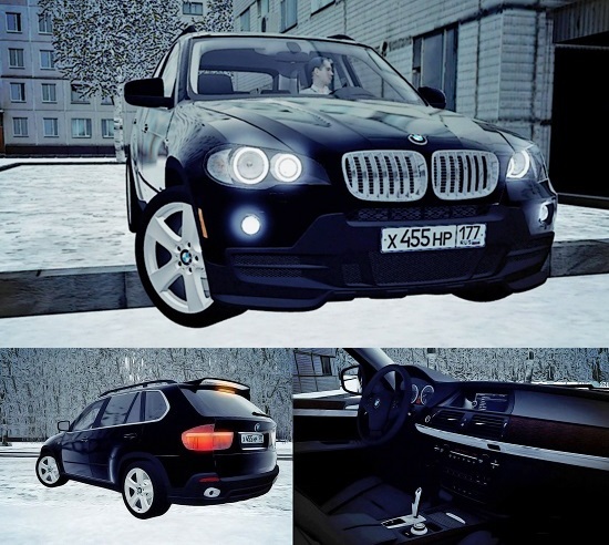 BMW X5 (E70) xDrive 3.0i для City Car Driving 1.5