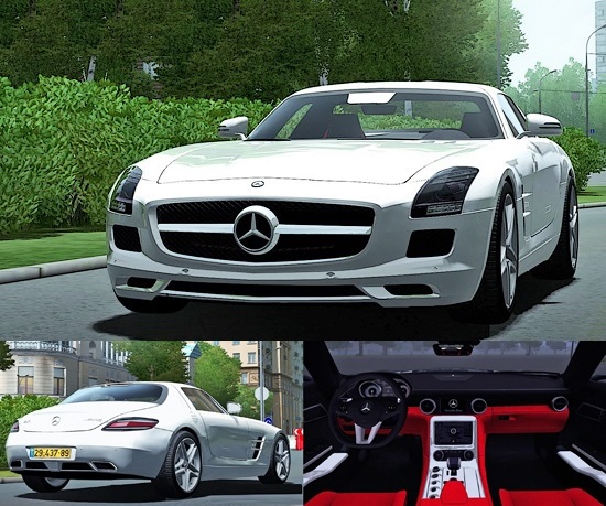 Mercedes-Benz SLS AMG для City Car Driving 1.5.0