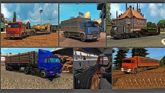 Камаз 54,64,65-series BY KORAL V1.1 для Euro Truck Simulator 2 1.22