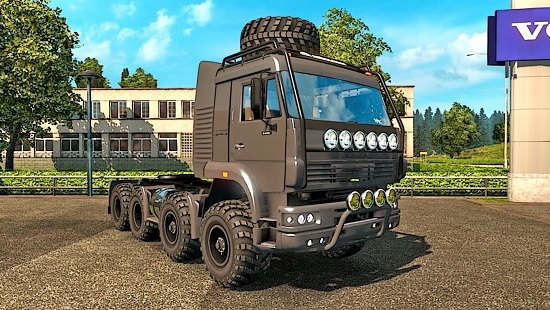 Камаз 8x8 Monster (Upd 12.03) v1.1 для Euro Truck Simulator 2 1.22