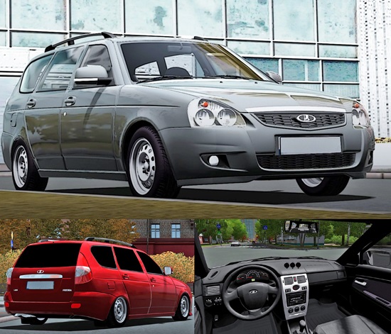 Ваз 2171 Лада Приора для City Car Driving 1.5.0