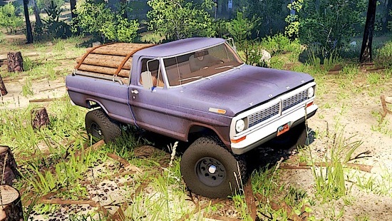 1970 Ford F250 для Spin Tires 03.03.16